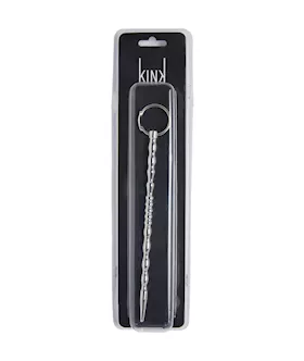 Kink Range Stainless Steel Twisted Penis Plug - 8.1 Inch