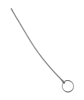 Kink Range Metal Ring Beaded Penis Plug  12 Inch