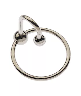 Kink Stainless Steel Ball End Head Ring  33mm