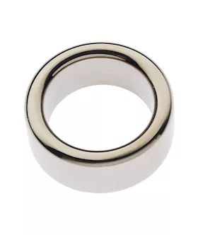 Kink Range Stainless Steel Wide Band Penis Head Ring  26mm