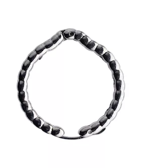 Kink Range Stainless Steel Adjustable Penis Head Ring  13 Inch