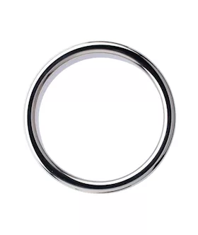 Kink Range Stainless Steel Ridged Penis Head Ring  17 Inch