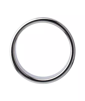 Kink Range Stainless Steel Ridged Penis Head Ring  19 Inch