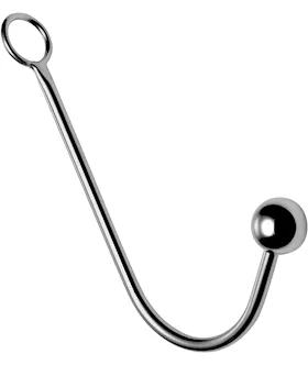 Kink Stainless Steel Anal Hook - Medium