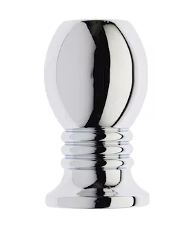 Kink Range Ribbed Alloy Enema Ball - 2.7 Inch