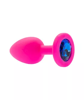 Kink Range Silicone Gemmed Butt Plug  28 Inch