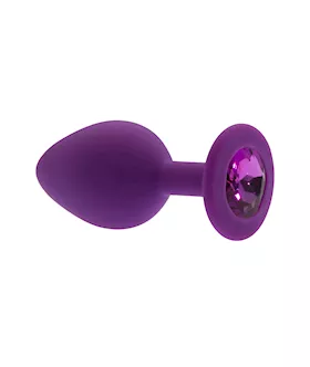 Kink Range Silicone Gemmed Butt Plug  31 Inch