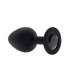 Kink Range Silicone Gemmed Butt Plug  31 Inch