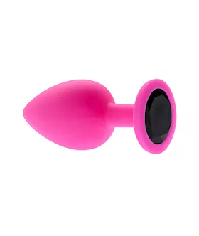Kink Range Silicone Gemmed Butt Plug - 3.8 Inch