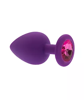 Kink Range Silicone Gemmed Butt Plug  38 Inch