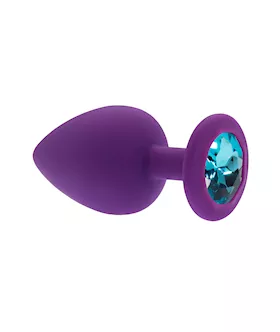 Kink Range Silicone Gemmed Butt Plug  38 Inch