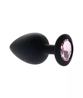Kink Range Silicone Gemmed Butt Plug  38 Inch