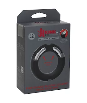 Kink - Silicone Covered Metal Cock Ring - 45mm