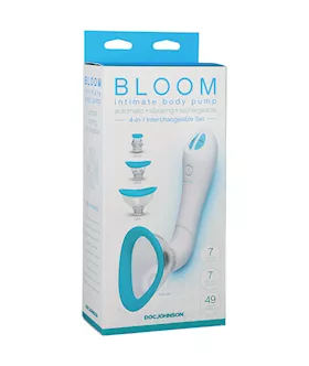Bloom-intimate Body Pump Vibrator - 4-in-1 Interchangeable Set