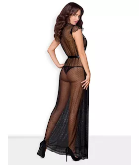 Obsessive Glamour - Robe And Thong 