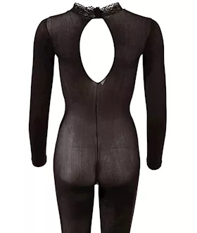 Catsuit With Lace Collar S/m