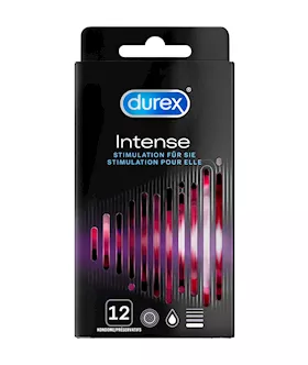 Durex Intense Orgasmic Condoms 12 Pack