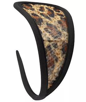 Fetish Fantasy Lingerie Strapless Thong Leopard