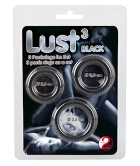Lust Cock Ring Trio