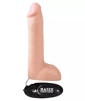 Basix Rubber Works 8 Vibrating Dong