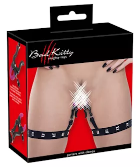 Bad Kitty Garters With Clamps