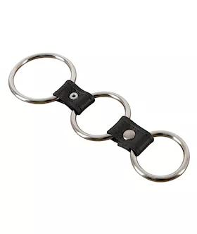 Linked Metal Cock Ring Set