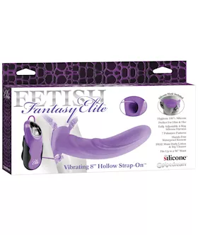 Fetish Fantasy Elite Vibrating 8 Hollow Strap-on