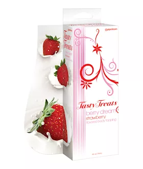 Tasty Treats Berry Dream Strawberry Flavored Body Topping