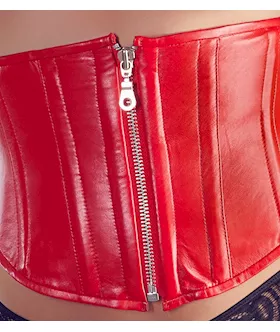 Sadie Leather Corset - 56cm