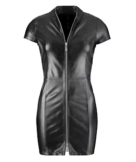 Leather Mini Dress 