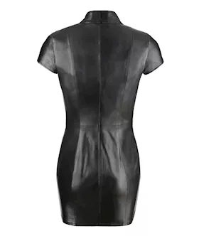 Leather Mini Dress 