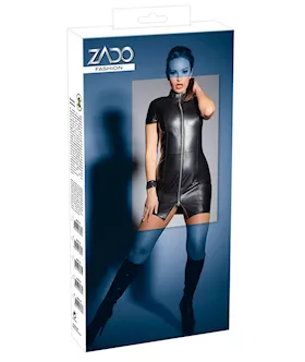 Leather Mini Dress 