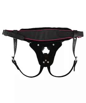 Leather String Strap-on 