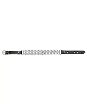 Leder Halsfessel Kette