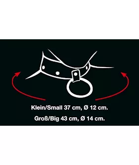 Metal Collar For Bondage Lovers - 14 Cm