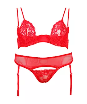 Cottelli Collection Sensual Stripping Crotchless Lingerie