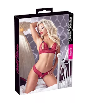 Cottelli Collection Bad Apple Crotchless Lingerie