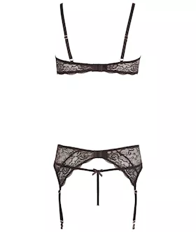 Serena Suspender Set With Gems