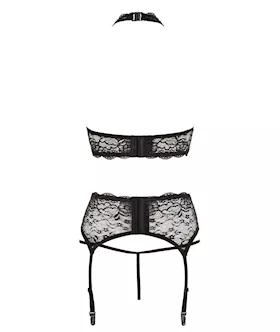 Lace Suspender Set 