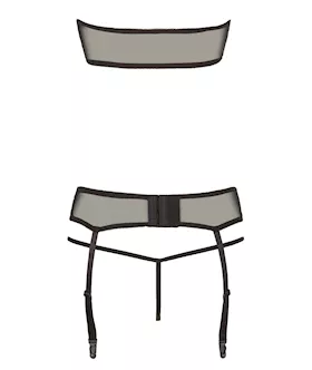 Embroidered Suspender Set 