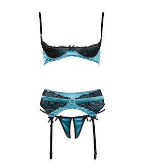 Jade Shelf Bra Set