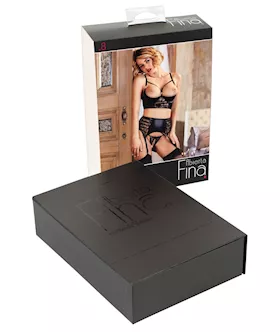 Leslie Shelf Bra Suspender Set