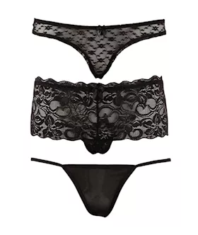 Cottelli Collection Slippery Slope Briefs Set