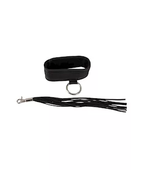 Bad Kitty Collar And Flogger