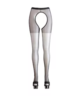 Cottelli Collection Stunning Crotchless Tights