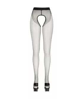 Cottelli Collection Maiden Crotchless Tights