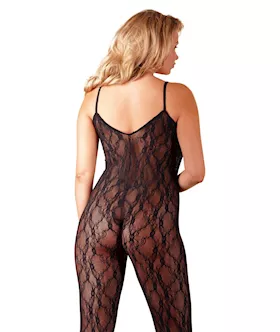 Mandy Mystery Tendrils Crotchless Catsuit