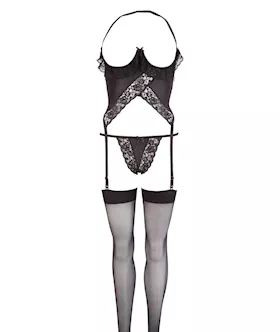 Open-bust Basque Set