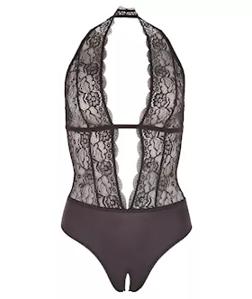 Lacey Crotchless Bodystocking 