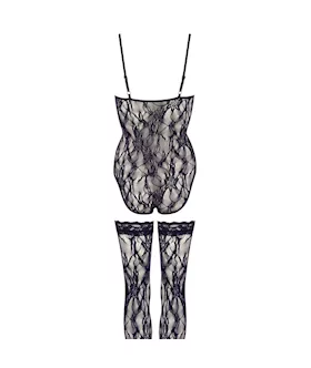 Lace Bodysuit With Stockings